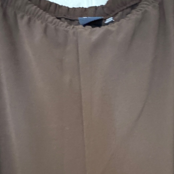 Gap Women’s Easy Wide-Leg Pants in Terra Brown Size Large Petite - Picture 3 of 6